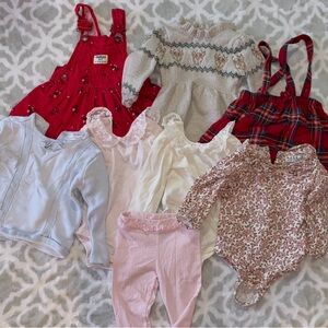 Carter's Kids Casual Dresses - Red, Cream, Pink, Blue